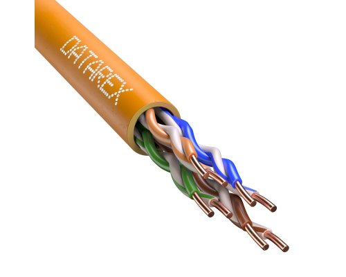 U/UTP 5E 4PR PVCLS нг(А)-LSLTx, оранжевый (DR-140087)