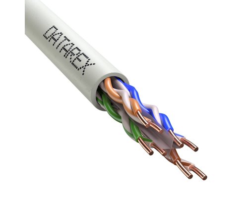 U/UTP 6E 4PR PVCLS нг(А)-LSLTx, белый (DR-141011)