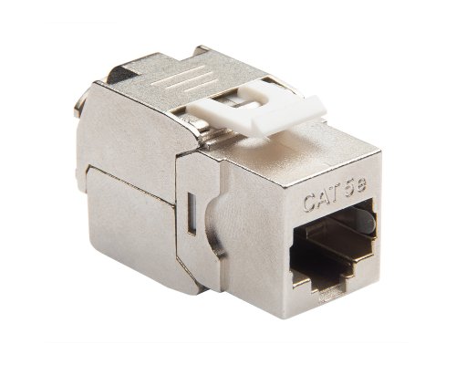 Модуль Keystone кат.5e, STP, 1xRJ45, T568A/B, без инструмента, белый (DR-510320)
