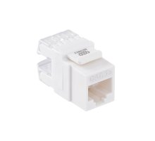Модуль Keystone кат.5e, UTP, 1xRJ45, T568A/B, 180, белый (DR-510010)