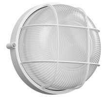 Светильник НПП1302 круг с решеткой 60Вт IP54 белый (LNPP0-1302-1-060-K01)