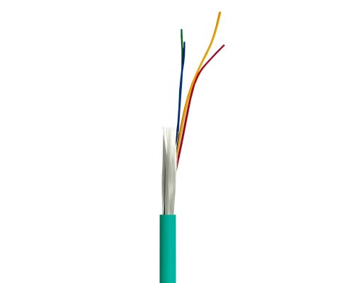 Кабель волоконно-оптический 4х50/125 OM3 нг(А)-HF, бирюзовый (DR-152002)
