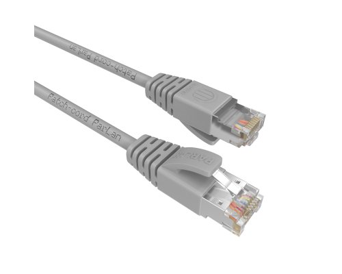 Patch-cord ParLan F/UTP Cat 5e PVC 4х2х0,48 Flex RJ45-RJ45 GY 5m (703816)