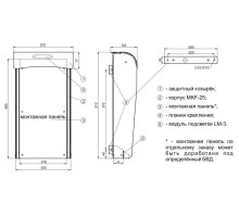 Монтажная панель для ST/MKF-25