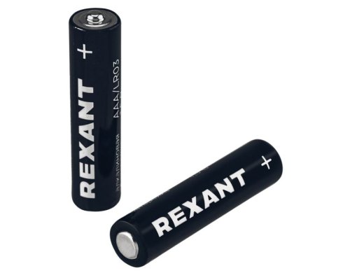 Батарейка алкалиновая AAA/LR03 мизинчиковая 1,5В REXANT (39-1011)