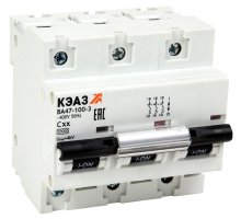 ВА47-100-3C100-УХЛ3 (10кА), КЭАЗ (318137)