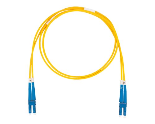 Патч-корд оптический, LC-LC, дуплекс (duplex) OS2, нг(А)-HF, 5,0 м, желтый (DR-220045)