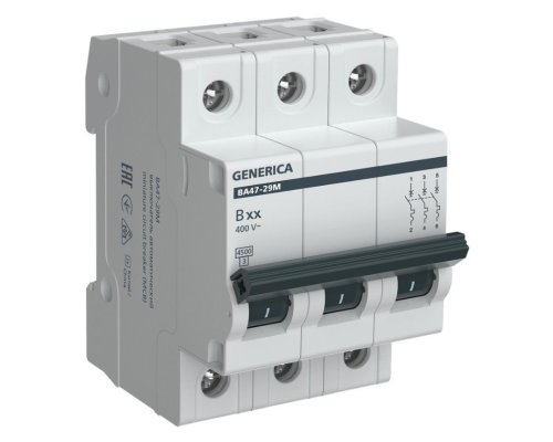 GENERICA ВА47-29М 3P 32А 4,5кА (MVA21-3-032-B-G)