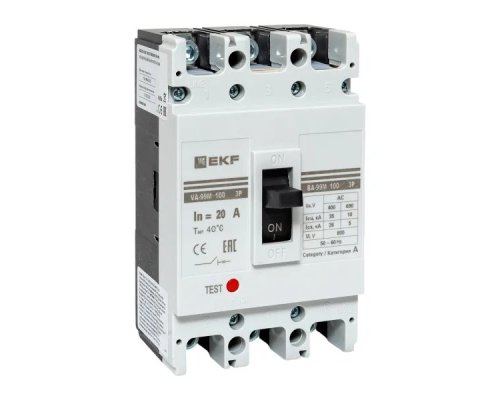 ВА-99М 100/20А 3P 35кА (mccb99-100-20m)