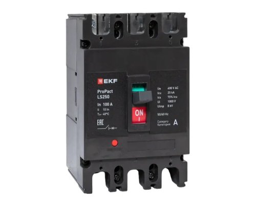 LS250 25кА 3P 100А ProPact (mccb-250-25-3-100-ls)