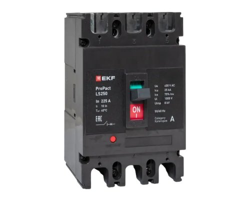 LS250 25кА 3P 225А ProPact (mccb-250-25-3-225-ls)