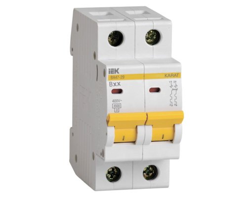 ВА47-29 2P B 50А 4,5кА KARAT (MVA20-2-050-B)