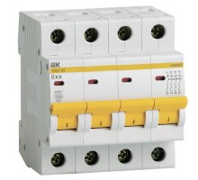 ВА47-29 4P B 25А 4,5кА KARAT (MVA20-4-025-B)