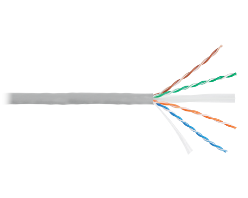 U/UTP 4pair, Cat6e, Patch, In, нг(A)-HF (NMC 1141C-IY)