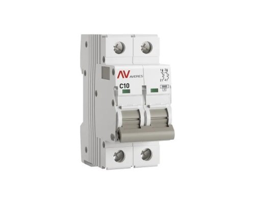 AV-10 2P 10A (C) 10kA AVERES (mcb10-2-10C-av)