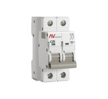 AV-10 2P 25A (C) 10kA AVERES (mcb10-2-25C-av)