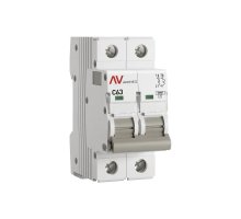 AV-10 2P 63A (C) 10kA AVERES (mcb10-2-63C-av)