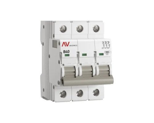 AV-10 3P 40A (B) 10kA AVERES (mcb10-3-40B-av)