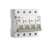 AV-10 4P 10A (B) 10kA AVERES (mcb10-4-10B-av)