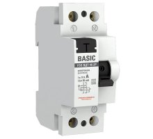 УЗО 2P 32А/30мА Basic (elcb-2-32-30e-sim)