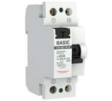 УЗО ВДТ-40 2P 63А/300мА Basic (elcb-2-63-300e-sim)