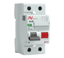 DV 2P 80А/30мА (AC) AVERES (rccb-2-80-30-ac-av)