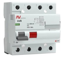 DV 4P 100А/300мА (AC) AVERES (rccb-4-100-300-ac-av)