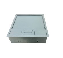 Люк на 10 постов (45х45) из нержавеющей стали, с коробкой, IP55 (302028 WPL)