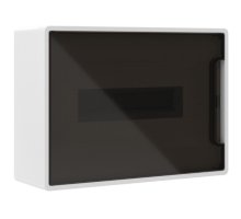 Щиток настенный с дверцей 12 модулей белый FRAME с 2 шинами PEN (F12W1WD)