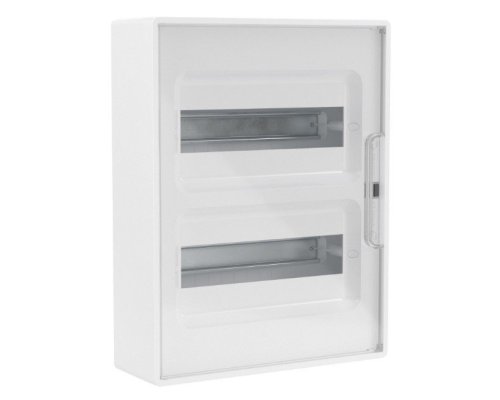Щиток настенный с дверцей 24 модуля белый FRAME с 4 шинами PEN (F24W1WT)