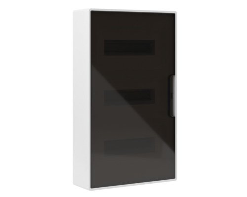 Щиток настенный с дверцей 36 модулей белый FRAME с 4 шинами PEN (F36W1WD)