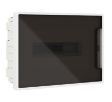 Щиток встраиваемый с дверцей 12 модулей белый FRAME с 2 шинами PEN (F12B1WD)