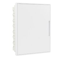 Щиток встраиваемый с дверцей 24 модуля белый FRAME с 4 шинами PEN (F24B1WW)