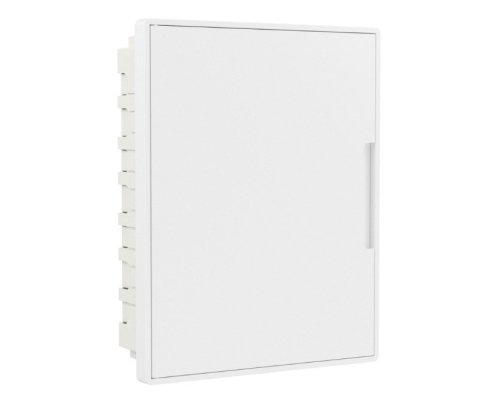 Щиток встраиваемый с дверцей 24 модуля белый FRAME с 4 шинами PEN (F24B1WW)