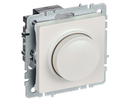 Светорегулятор поворотно-нажимной BRITE СС10-1-0-БрЖ 600Вт жемчуг (BR-D20-0600-K36)