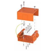 Коробка металлическая огнестойкая Е15-Е120 80х80х35 (70-0240-FR2.5-6) (Промрукав)