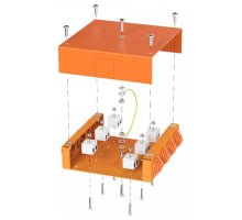 Коробка металлическая огнестойкая Е15-Е120 130х130х35 (70-0370-FR2.5-12) (Промрукав)