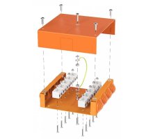 Коробка металлическая огнестойкая Е15-Е120 130х130х35 (70-0370-FR2.5-20) (Промрукав)