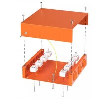 Коробка металлическая огнестойкая Е15-Е120 200х200х50 (70-0391-FR10.0-16) (Промрукав)