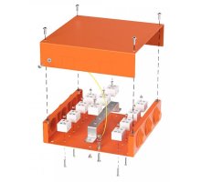 Коробка металлическая огнестойкая Е15-Е120 200х200х50 (70-0391-FR10.0-22) (Промрукав)
