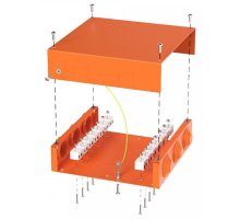 Коробка металлическая огнестойкая Е15-Е120 200х200х50 (70-0391-FR2.5-28) (Промрукав)