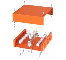 Коробка металлическая огнестойкая Е15-Е120 200х200х50 (70-0391-FR2.5-38) (Промрукав)