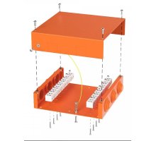 Коробка металлическая огнестойкая Е15-Е120 200х200х50 (70-0391-FR6.0-28) (Промрукав)