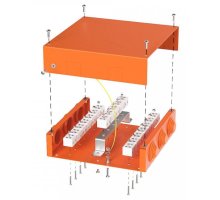 Коробка металлическая огнестойкая Е15-Е120 200х200х50 (70-0391-FR6.0-38) (Промрукав)
