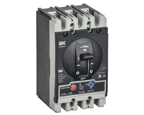 Автоматический выключатель в литом корпусе 3P S 16A 35kA (AR-MCCB-3S-035-0016A-ATUC)