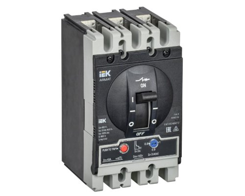 Автоматический выключатель в литом корпусе 3P S 40A 35kA (AR-MCCB-3S-035-0040A-ATUC)