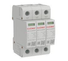 УЗИП, тип 2, 3P Imax 40kA Un 440V (SPD-T2-3L40P440)