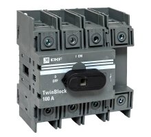 Рубильник 100A 4P с рукояткой управления для прямой установки TwinBlock (tb-100-4p-f)