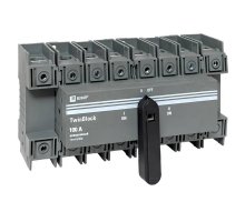 Рубильник 100A 4P реверсивный с рукояткой для прямой установки TwinBlock (tb-s-100-4p-rev)