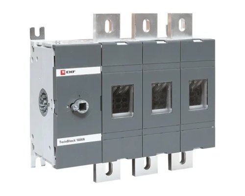 Рубильник 1600A 3P без рукоятки управления TwinBlock (tb-s-1600-3p)